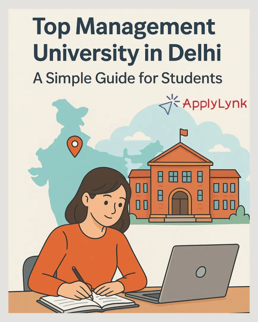 Top Management University in Delhi: A Simple Guide for Students