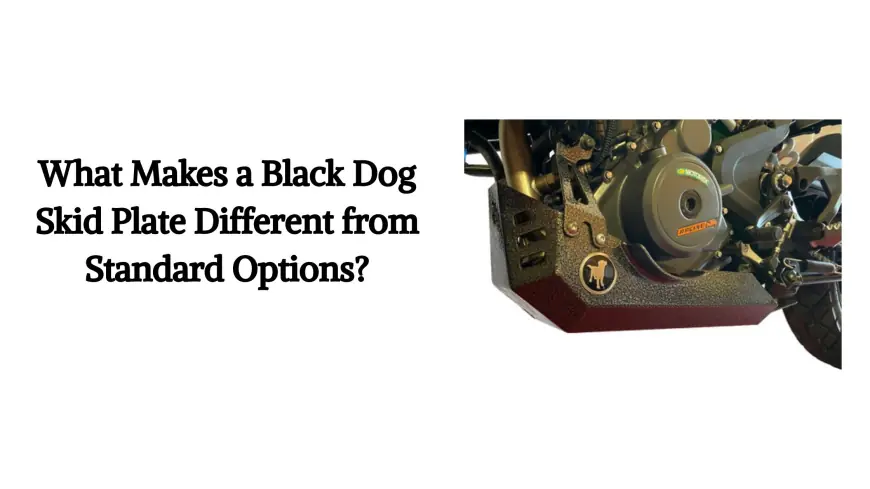 What Makes a Black Dog Skid Plate Different from Standard Options?