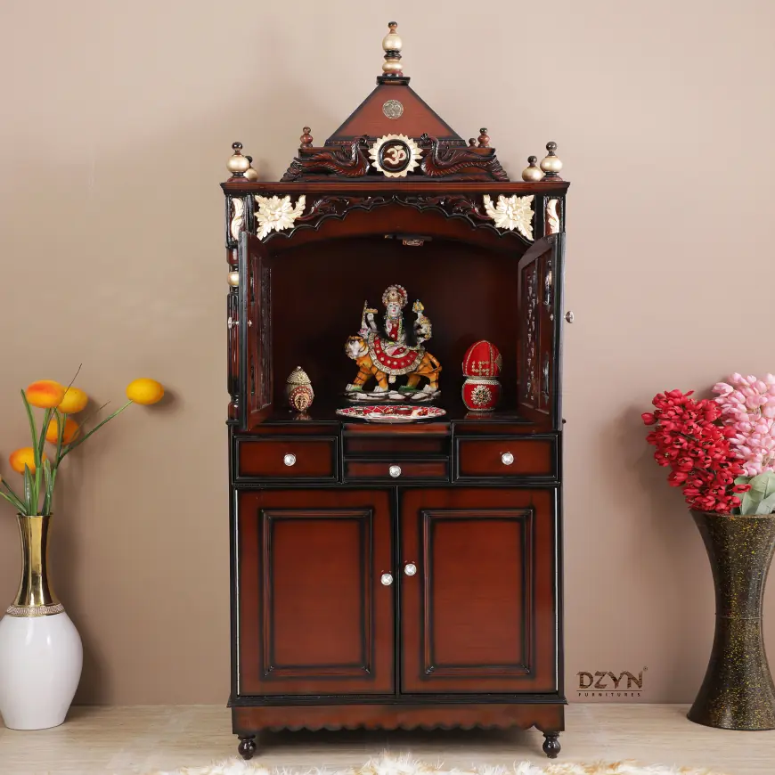 Elegant Wooden Mandirs to Enhance Your Home Decor