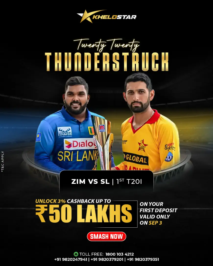 Khelostar Thunderstruck: ZIM vs SL | 1st T20I Special