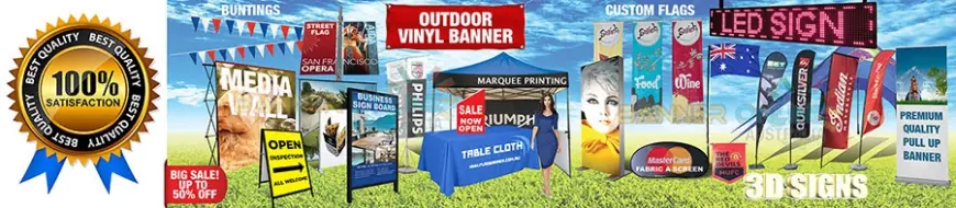 Elevate Your Brand with Flyer Printing, Pull Up Banners, and Acrylic Signs