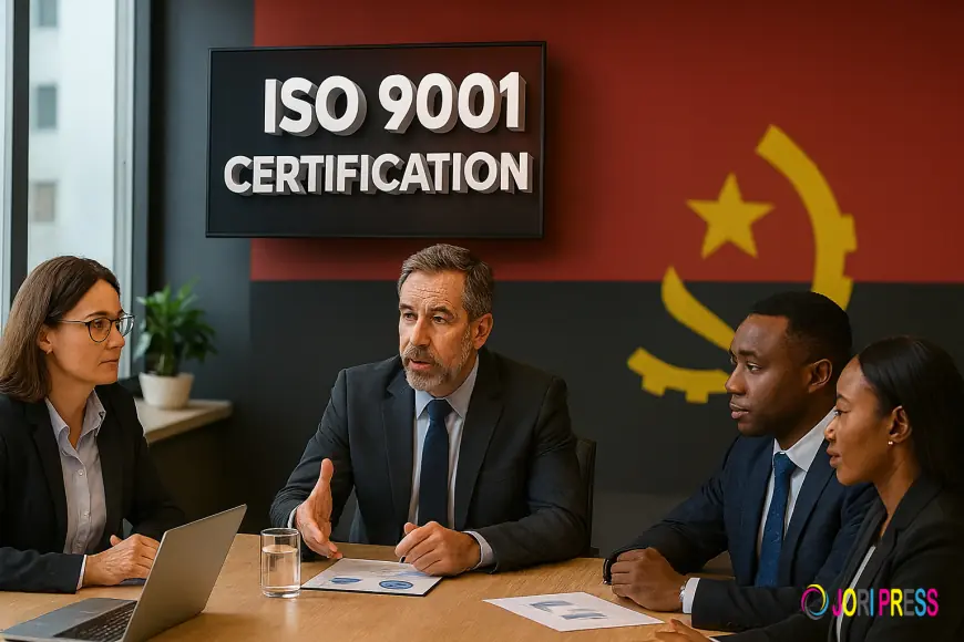Why do firms need ISO 9001 certification in Angola