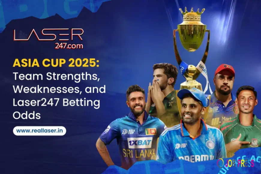 Asia Cup 2025: Team Strengths, Weaknesses, and Laser247 Betting Odds