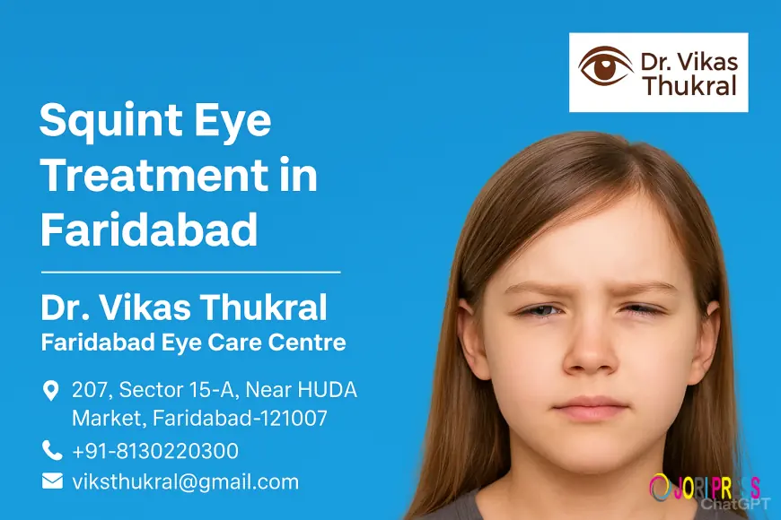 Squint Eye Treatment in Faridabad | Faridabad Eye Care Centre