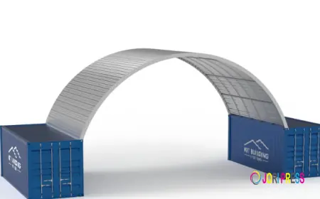 Zadaszenia z kontenerów stalowych - 33ft x 40ft x 12ft (10m x 12m x 3.6m)