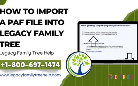 How To Import A PAF File Into Legacy Family Tree