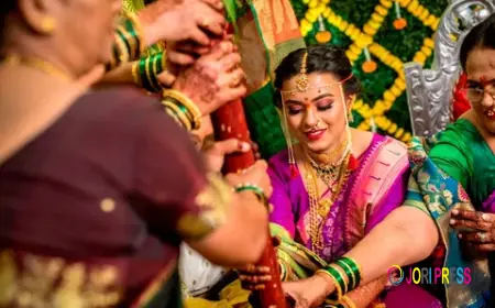 A Simple and Royal Maharashtrian Wedding Celebration