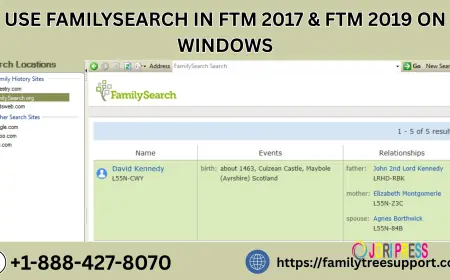 Learning How to Use FamilySearch in FTM 2017 & FTM 2019 on Windows