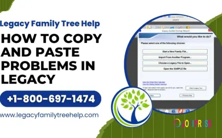 How To Copy And Paste Problems In The Legacy Family Tree Program