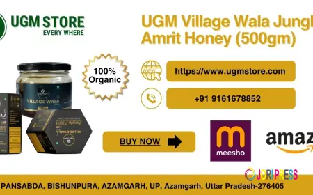 Discover India’s #1 Natural Jungle Honey 500gm at UGMStore