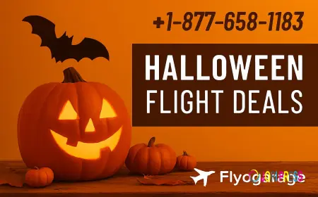 +1-877-658-1183 | Halloween Flight Deals | FlyoGarage