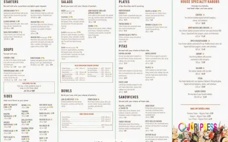Zoes Kitchen Menu: Explore Fresh Salads, Entrées, and Sides