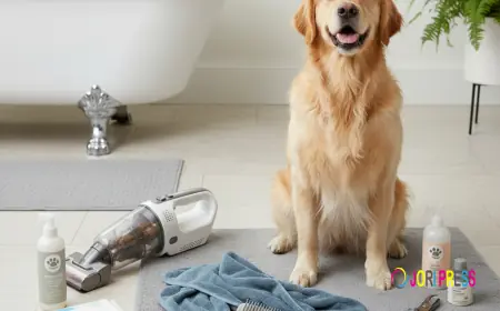 Tools That Make Post-Bath Cleanup Easier for Pet Owners