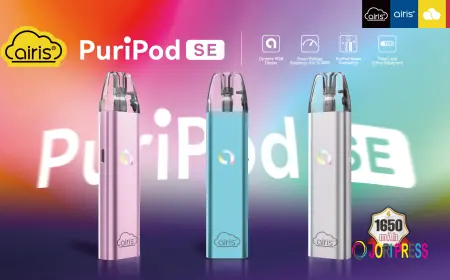 Meet the Airis-PuriPod-SE — Big Battery, Puritech Flavor, and a Sexy Curved Screen