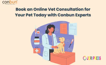 Book an Online Vet Consultation for Your Pet Today with Conbun Experts