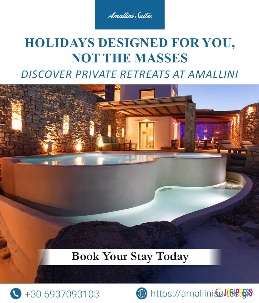 Discover AmalliniSuites: Your Gateway to Luxury Greek Villas with Pools