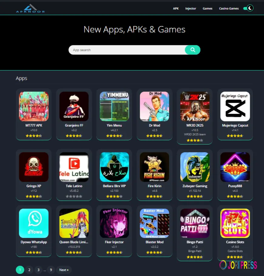 APKnoor.com latest apps and new Game platform