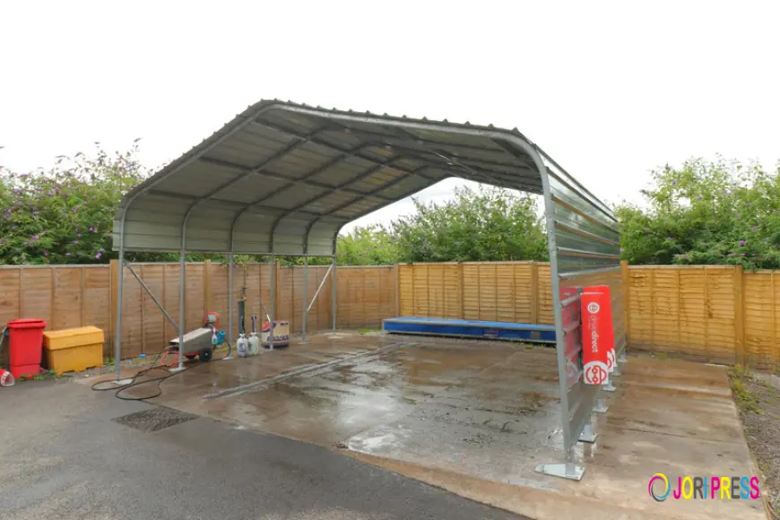 Heavy Duty Car Canopy – Galvanised Steel Vehicle Shelter for Residential & Commercial Protection