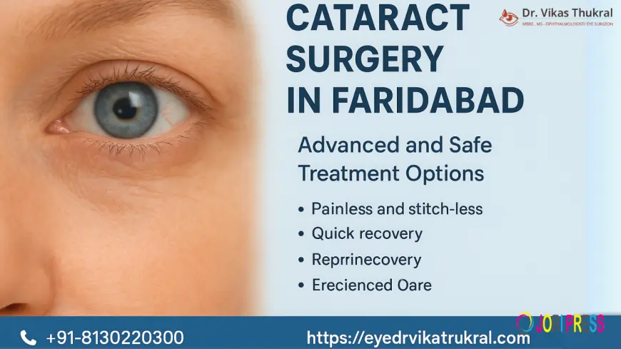 Cataract Surgery in Faridabad – Advanced Eye Care at Faridabad Eye Care Centre
