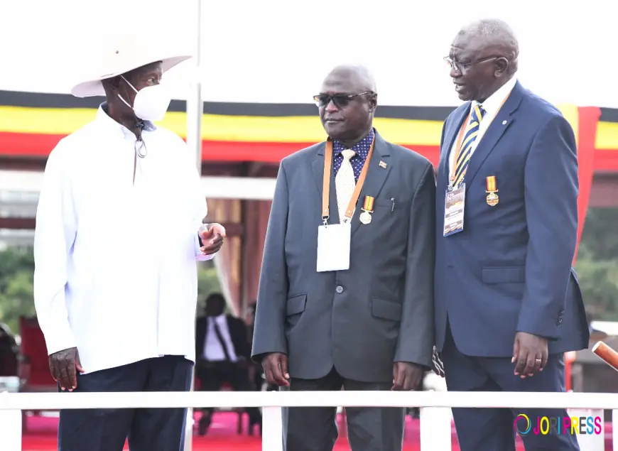 Uganda Red Cross Secretary General Kwesiga Honored with National Award on Independence Day