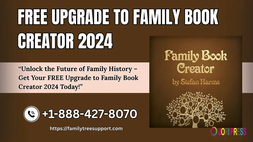 FREE Upgrade to Family Book Creator 2024