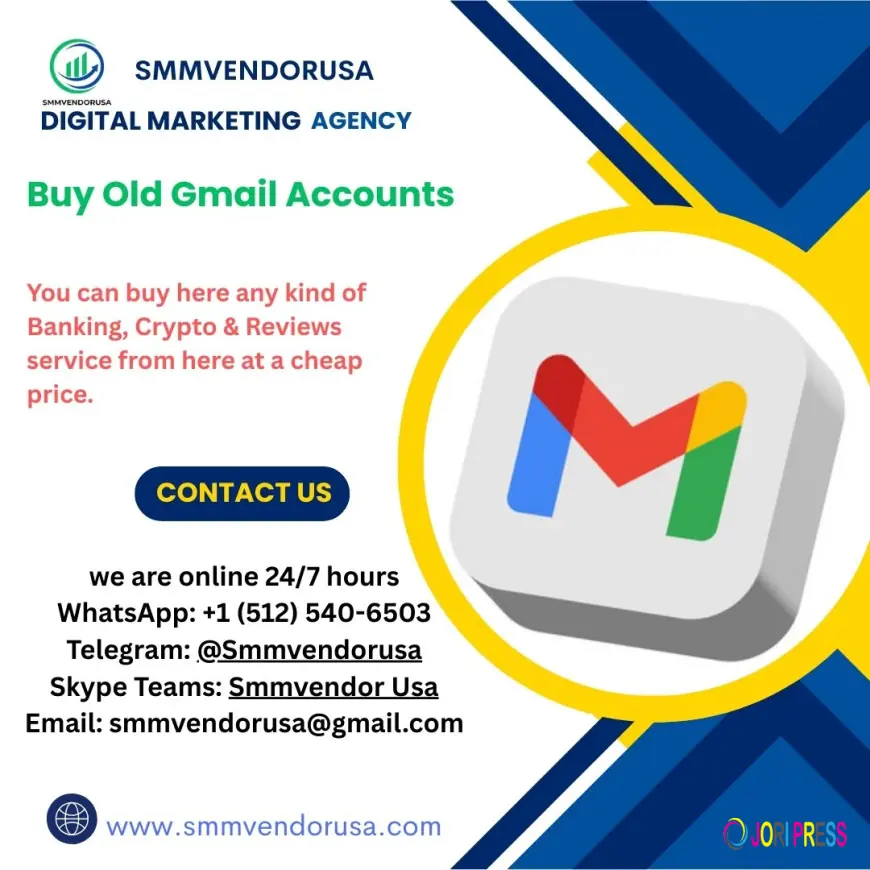 Buy Old Gmail Accounts - 100% USA, PVA & Old Accounts