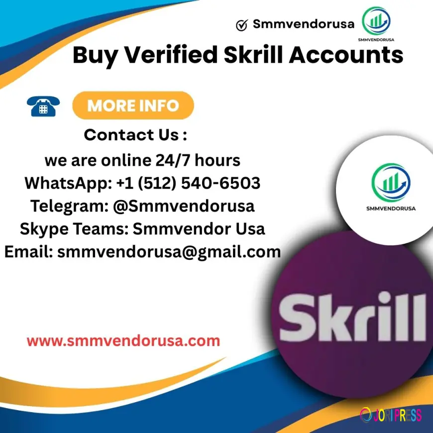 Buy Verified Skrill Accounts - 100% Safe & Secure Accounts
