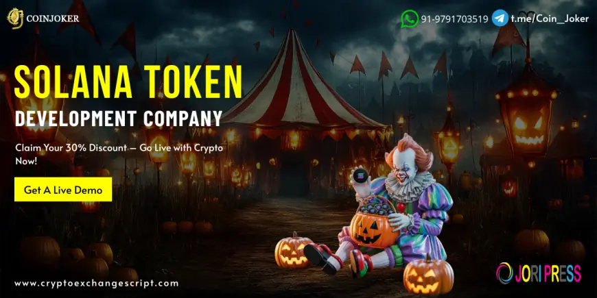 Trick or Token? Solana Token Development Company Offering 30% Off This Halloween!