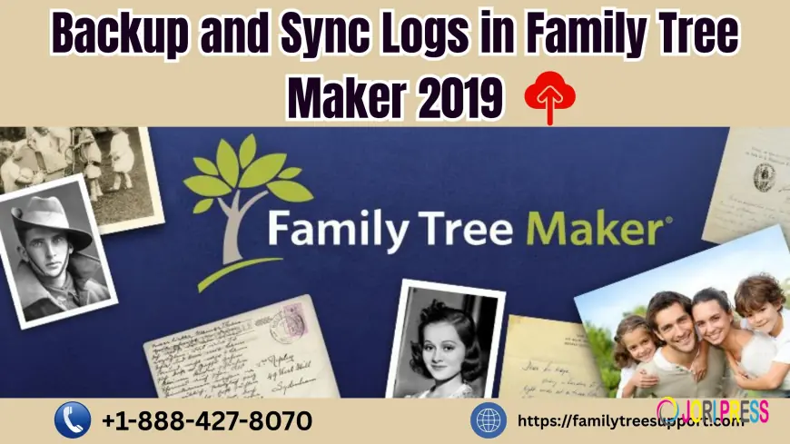 Backup and Sync Logs in Family Tree Maker 2019