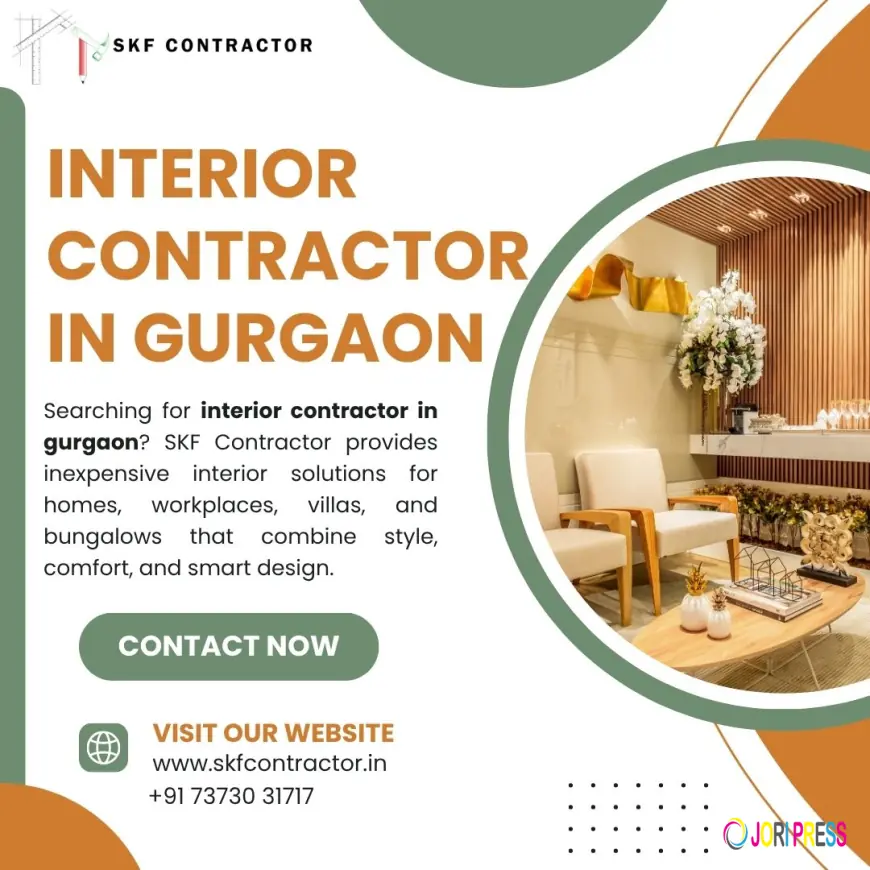 Top-Rated interior contractor in gurgaon for Homes & Offices