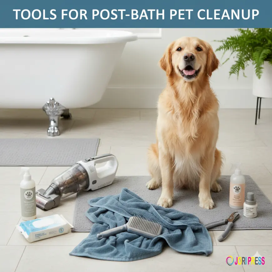 Tools That Make Post-Bath Cleanup Easier for Pet Owners