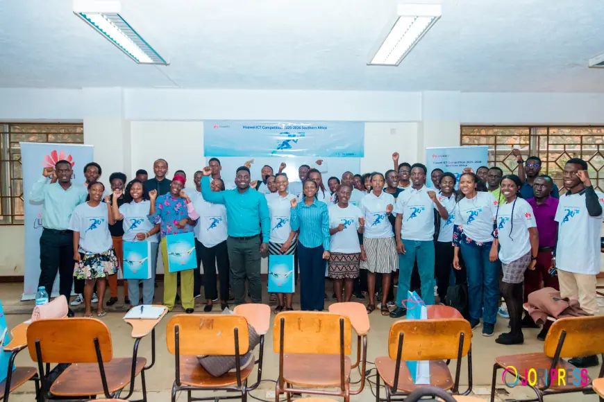 Makerere University Students Rally for Digital Future as Huawei Launches the 2025-2026 Huawei ICT Competition Roadshow.