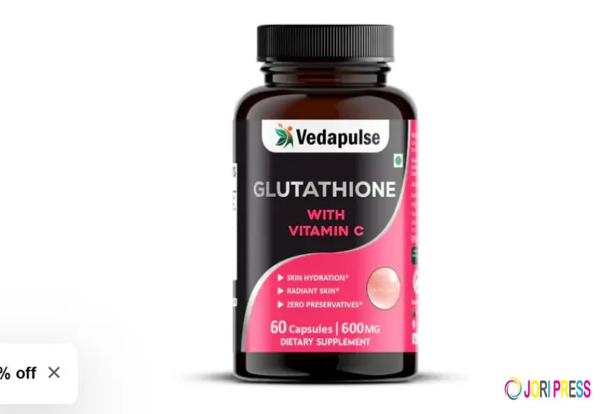 Unlock Radiant, Hydrated Skin with Vedapulse Glutathione with Vitamin C Capsules