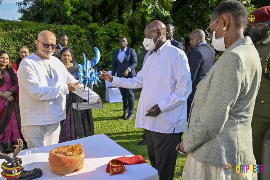 President Museveni hails Indian family businesses for driving Uganda’s industrial growth.