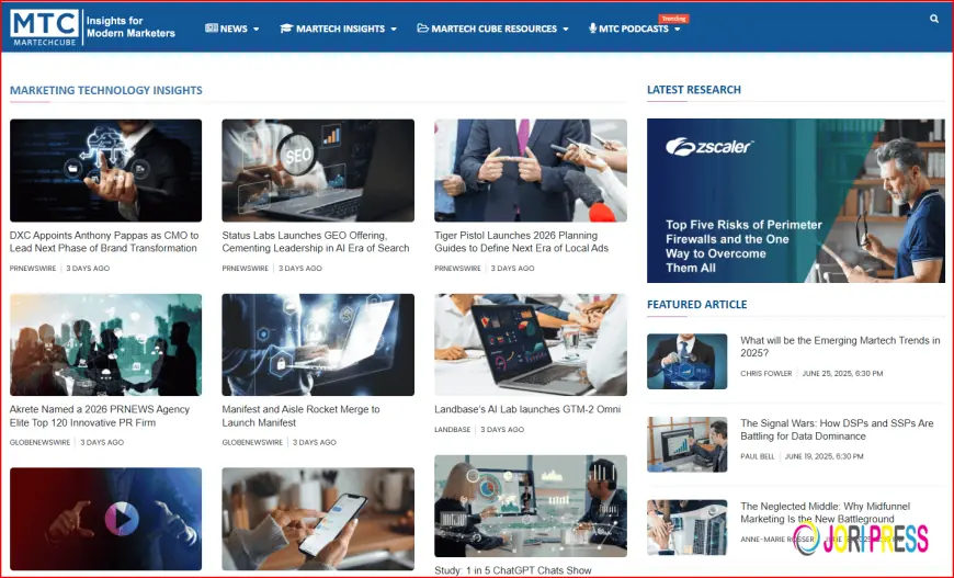 MarTechCube Connecting Martech and Innovation