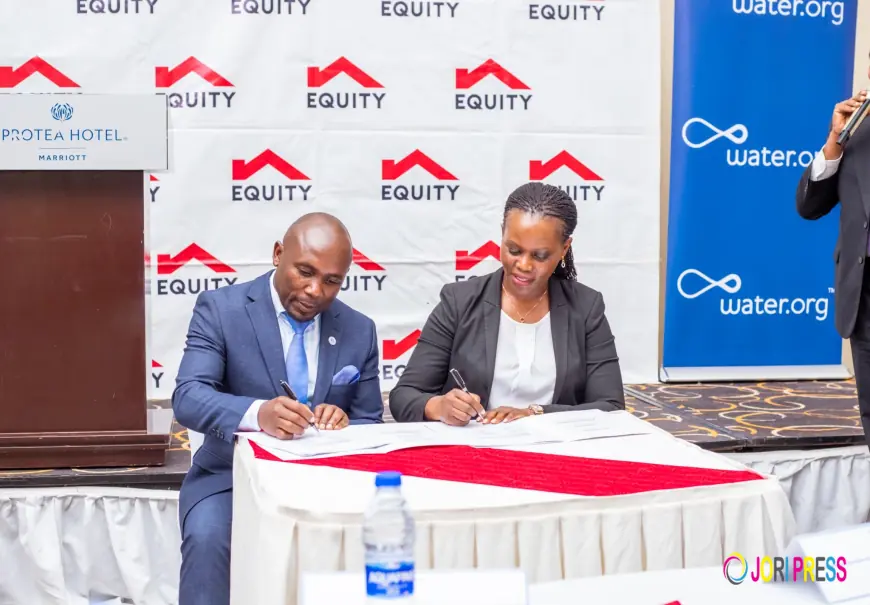 Equity Bank Uganda partners with Water.org to extend  affordable financing to clean water & Sanitation.
