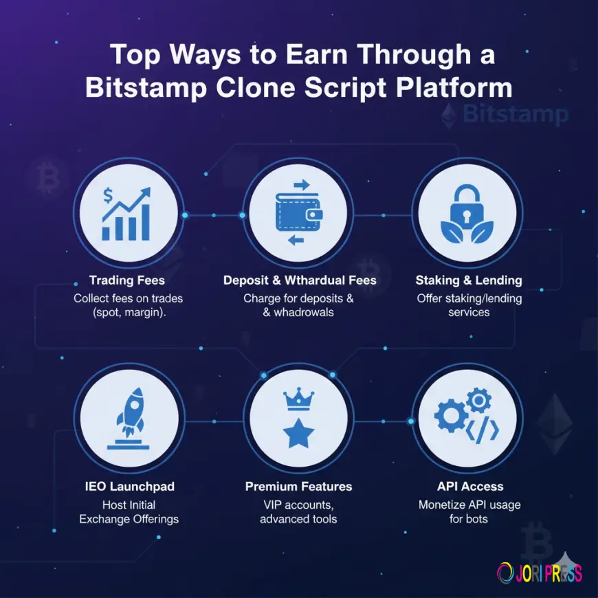 Top Ways to Earn Through a Bitstamp Clone Script Platform
