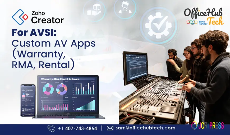 Zoho Creator For AVSI: Custom AV Apps (Warranty, RMA, Rental)