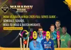 India vs South Africa 2025 Full Series Guide – Schedule, Squads, Head-to-Head & Match Insights
