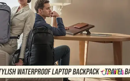 Stylish Waterproof Laptop Backpack – Travel Bag