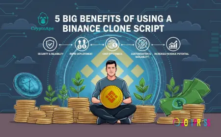 5 Big Benefits of Using a Binance Clone Script for Your Exchange Platform