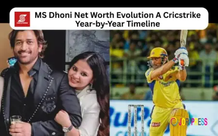 MS Dhoni Net Worth Evolution A Cricstrike Year-by-Year Timeline
