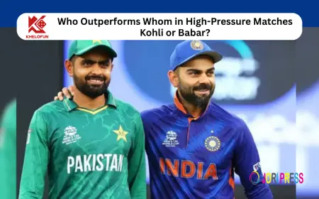 Khelofun Meritocracy: Who Outperforms Whom in High-Pressure Matches - Kohli or Babar?