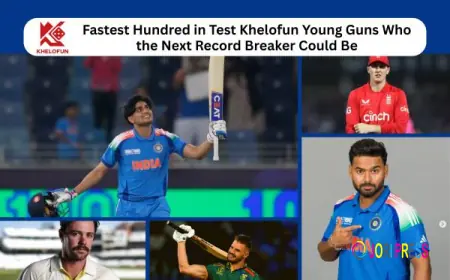 Fastest Hundred in Test Khelofun Young Guns Who the Next Record Breaker Could Be