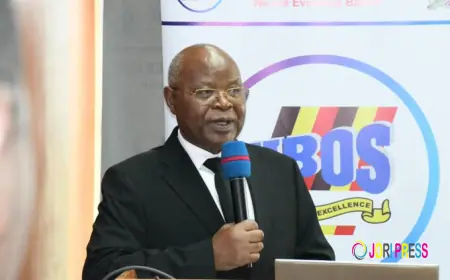 UBOS ED Chris Mukiza calls for innovative management of administrative data to guide decisions. 