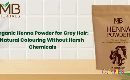 Organic Henna Powder for Grey Hair: Natural Colouring Without Harsh Chemicals