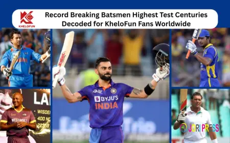 Record Breaking Batsmen Highest Test Centuries Decoded for KheloFun Fans Worldwide