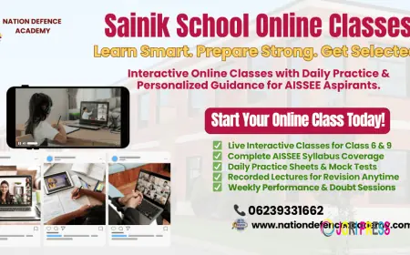 Sainik School Online Classes