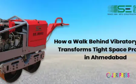 How a Walk Behind Vibratory Roller Transforms Tight Space Projects in Ahmedabad