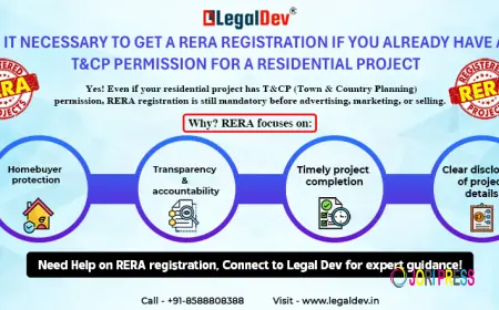 Is It Necessary to Get a RERA Registration If You Already Have a T&CP Permission for a Residential Project?